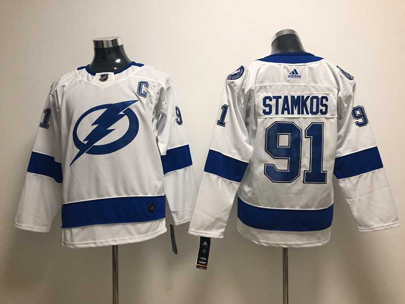 Youth Tampa Bay Lightning #91 Steven Stamkos White Adidas Stitched Jersey,We sell and wholesale Youth Tampa Bay Lightning #91 Steven Stamkos White Adidas Stitched Jersey on line form chian!